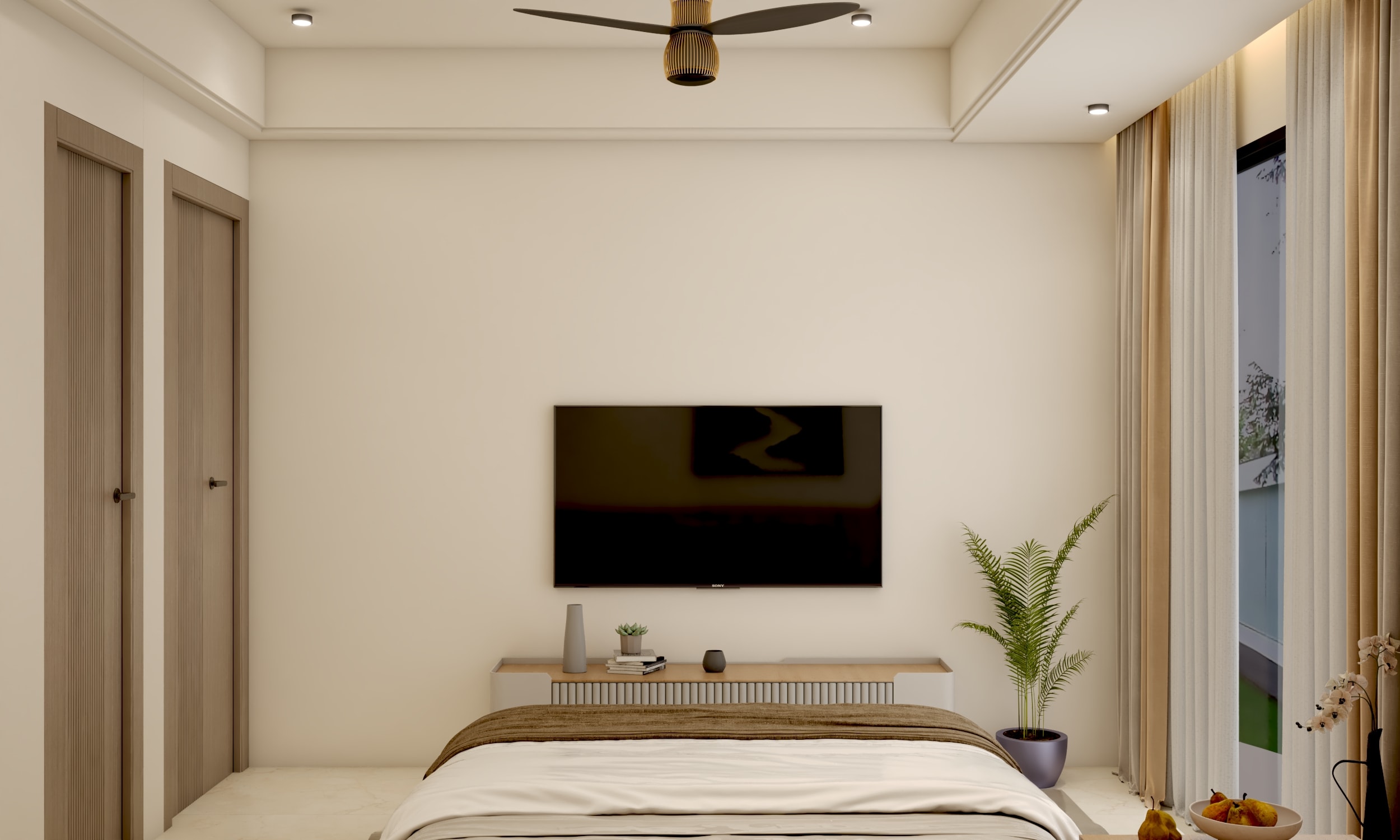 Hermitage 3BHK — bedroom 4