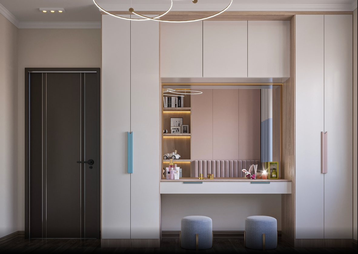 Wardrobe and dressing area